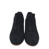 SAM EDELMAN PERFORATED BOOTIES BOOTS BLACK 6