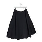 LAFAYETTE 148 NWT$448 MAXI FLARE DESIGNER SKIRT BLACK 10