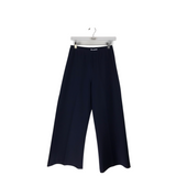 LA LIGNE WIDE LEG DESIGNER PANT NAVY SMALL