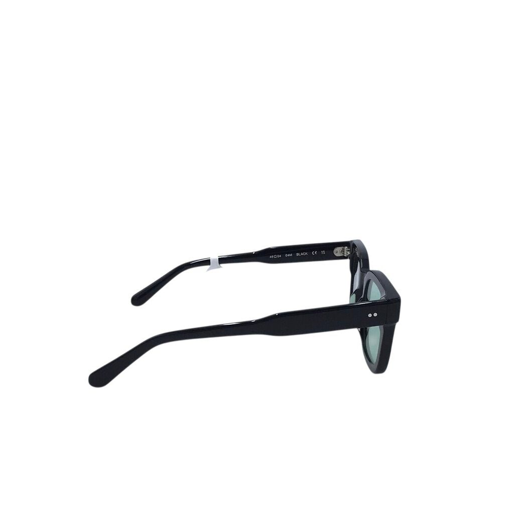CHIMI RET$180 PLASTIC FRAME SUNGLASSES/READERS BLACK