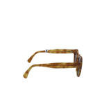 ILLESTEVA RET$240 CHROME PLASTIC FRAME SUNGLASSES/READERS BROWN