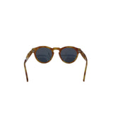 ILLESTEVA RET$240 CHROME PLASTIC FRAME SUNGLASSES/READERS BROWN