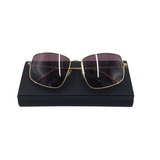 SPORTMAX RET$495 METAL FRAME SUNGLASSES/READERS GOLD