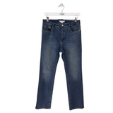 GOOD AMERICAN STRAIGHT LEG JEANS BLUE 4