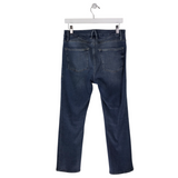GOOD AMERICAN STRAIGHT LEG JEANS BLUE 4