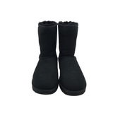 UGG RET$189 ANKLE FLEECE LINED BOOTS BLACK 8