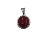 .925 GEMSTONE PENDANT JEWELRY SILVER RUST