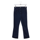 PAIGE ANKLE FLARE DESIGNER JEANS NAVY 28