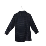 CHICO'S LONG SLEEVE BLOUSE BLACK CREAM 1