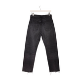 MOUSSY RET$370 STRAIGHT DESIGNER JEANS GRAY 27
