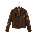 SCULLY RODEO LEATHER DESIGNER JACKET BROWN X LARGE