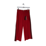 GUCCI NWT STRIPED WIDE LEG LUXE PANT RED GREEN 40