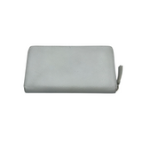 BALENCIAGA CONTINENTAL ZIP-AROUND LUXE WALLET WHITE