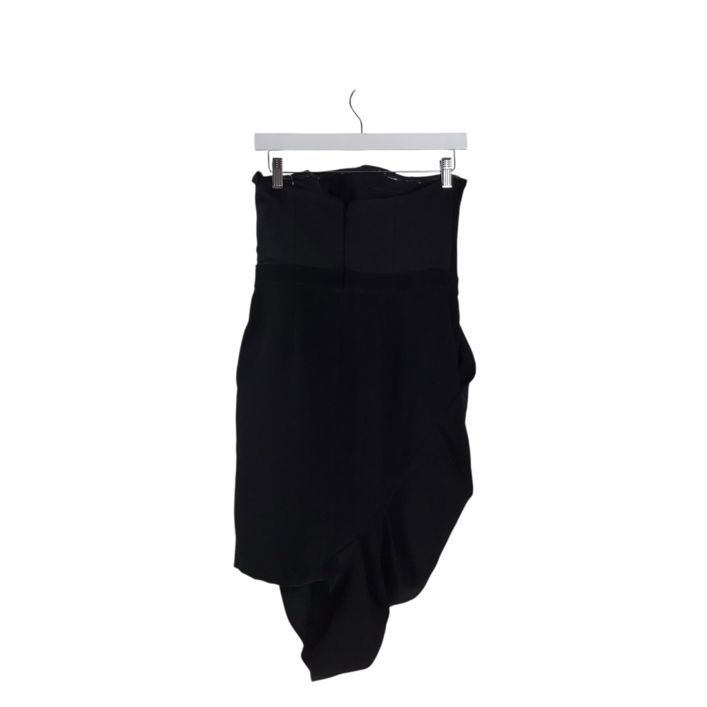 A.L.C. RET. $470 STRAPLESS MINI DESIGNER DRESS BLACK 6