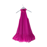 TRINA BY TRINA TURK HALTER DESIGNER DRESS PINK MEDIUM