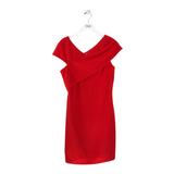 BELLE BY BADGLEY MISCHKA NWT$179 CAP SLEEVE DESIGNER DRESS RED 10