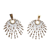 KENDRA SCOTT STATEMENT FABIA EARRINGS ROSEGOLD