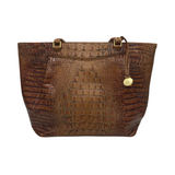 BRAHMIN TOTE HANDBAG RUST