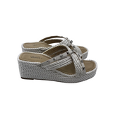 VANELI WEDGE SANDAL SHOES WHITE 9
