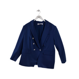 VERONICA BEARD DOUBLE BREASTED DESIGNER BLAZER BLUE 20