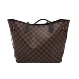 LOUIS VUITTON 2018 NEVERFULL MM LUXE HANDBAG DAMIER EBENE
