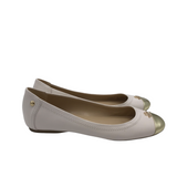 COACH FLATS SHOES WHITE 6.5B