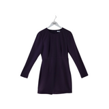 ELIZABETH AND JAMES RET$395 LONG SLEEVE DESIGNER DRESS PURPLE 10