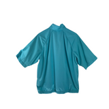 GREG NORMAN 1/4 ZIP SHORT SLEEVE MEN ACTIVEWEAR BLUE MEDIUM