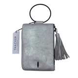 THACKER GLITTER CROSSBODY HANDBAG SILVER
