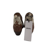 MYRA BAG NWT$139 WESTERN WITH BAG BOOTS BROWN WHITE 7