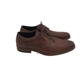 GUESS LACE UP OXFORD MEN SHOE BROWN 9.5M