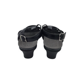 SAS RET$159 HEEL SANDAL SHOES BLACK 6M