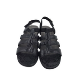SAS RET$159 CROC EMBOSSED SHOES BLACK 6M