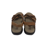 SAS RET$158 VELCRO SANDAL SHOES BROWN 6M