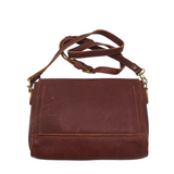 PORTLAND LEATHER LEATHER CROSSBODY HANDBAG BROWN