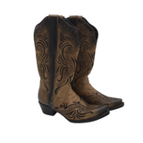 WESTERN BOOTS BROWN 6