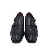 JOHNSTON & MURPHY DOUBLE BUCKLE MEN SHOE BLACK 11.5M