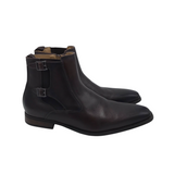 LA MILANO ANKLE BOOTIES MEN SHOE BROWN 12