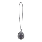 .925 PENDANT NECKLACE SILVER AMETHYST