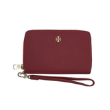 TORY BURCH WRISTLET ZIPPER WALLET RED