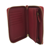 TORY BURCH WRISTLET ZIPPER WALLET RED