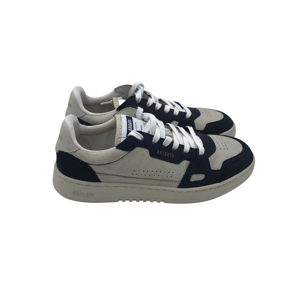 AXEL ARIGATO RET$345 SNEAKER SHOES NAVY BEIGE 7