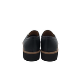 NATURALIZER LEATHER LOAFER SHOES BLACK BROWN 10