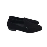 AEROSOLES SUEDE LOAFERS SHOES BLACK 9.5