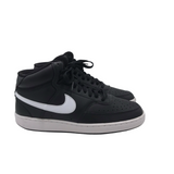 NIKE HIGH TOP SNEAKER SHOES BLACK WHITE 9