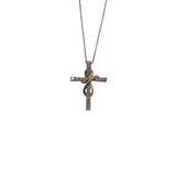 LE VIAN 14k DIAMOND CROSS w/ CHAIN LUXE JEWELRY