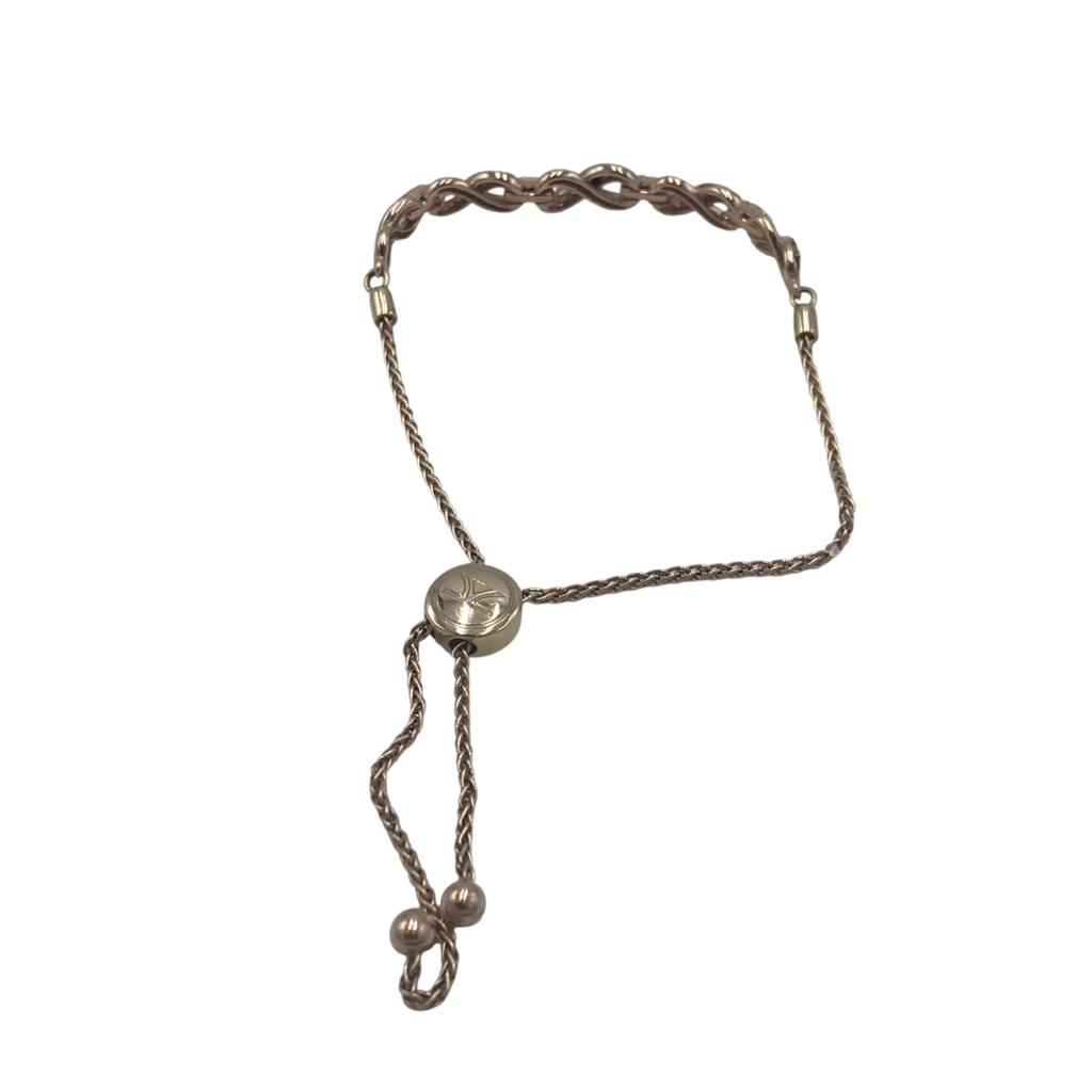 LE VIAN 14k DIAMOND INFINITY LINK BRACELET LUXE JEWELRY