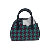 COACH NWT$345 MINI LEATHER SATCHEL HANDBAG BLUE RED
