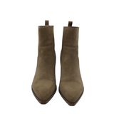 MARC FISHER BLACK HEEL BOOTIES BOOTS CREME 7.5