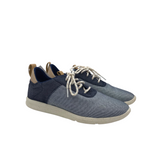 TOMS NWT DENIM SNEAKER SHOES BLUE WHITE 8